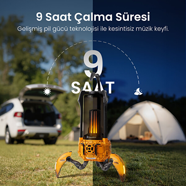 GravaStar Süpernova Sarı Özel Seri 25W Bluetooth Hoparlör