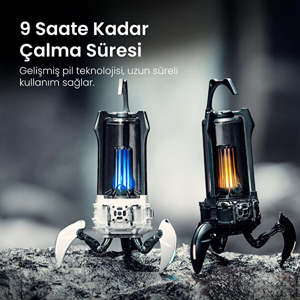 GravaStar Süpernova Siyah Led Işıklı 25W Bluetooth Hoparlör