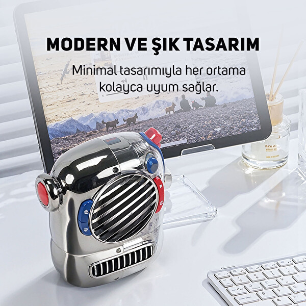 Divoom Spark Pop Pembe Bluetooth Hoparlör