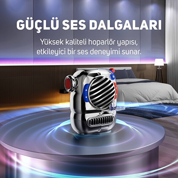 Divoom Spark Pop Mavi Bluetooth Hoparlör