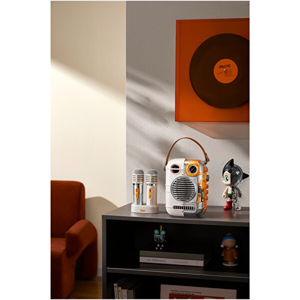 Divoom Spark Pro Çift Karaoke Mikrofonlu 80W Bluetooth Hoparlör