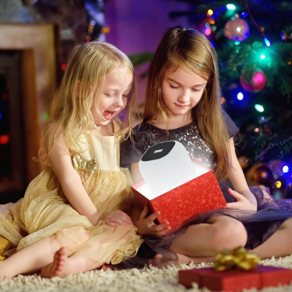 Cosmostech DY20 Mini Hıfı RGB Aydınlatmalı - Alarm Saat - Uyku Modlu - Bluetooth Kablosuz Speaker Hoparlör