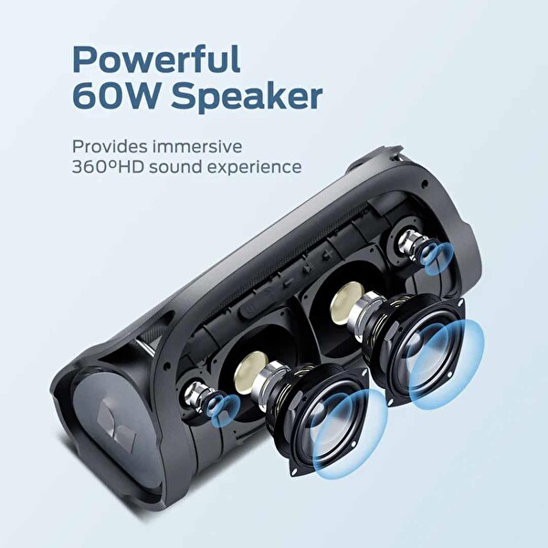 Monster Audio Adventurer Max Boombox Çift Subwoofer'lı IPX7 Su Geçirmez Bluetooth Hoparlör 100W