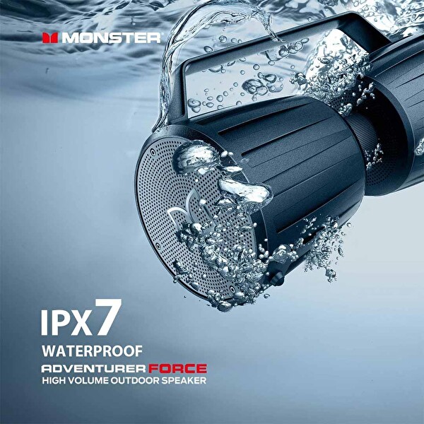 Monster Audio Adventurer Force IPX7 Su Geçirmez Bluetooth Hoparlör 80W