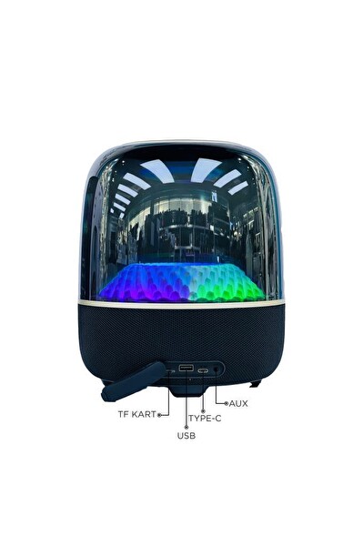 Torima D33 Taşınabilir Kablosuz Siyah Bluetooth Hoparlör