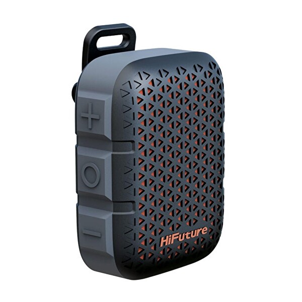 HiFuture Pocket S Su Geçirmez Kablosuz Hoparlör 5W TWS IPX7 Taşınabilir Bluetooth Hoparlör Siyah