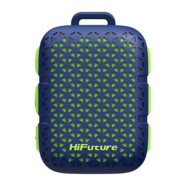 HiFuture Pocket S Su Geçirmez Kablosuz Hoparlör 5W TWS IPX7 Taşınabilir Bluetooth Hoparlör Mavi
