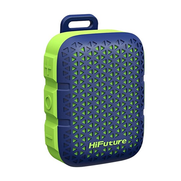 HiFuture Pocket S Su Geçirmez Kablosuz Hoparlör 5W TWS IPX7 Taşınabilir Bluetooth Hoparlör Mavi