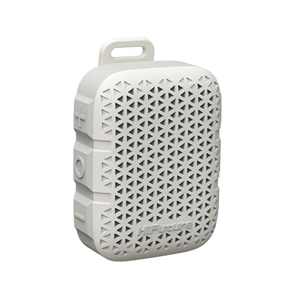 HiFuture Pocket S Su Geçirmez Kablosuz Hoparlör 5W TWS IPX7 Taşınabilir Bluetooth Hoparlör Bej