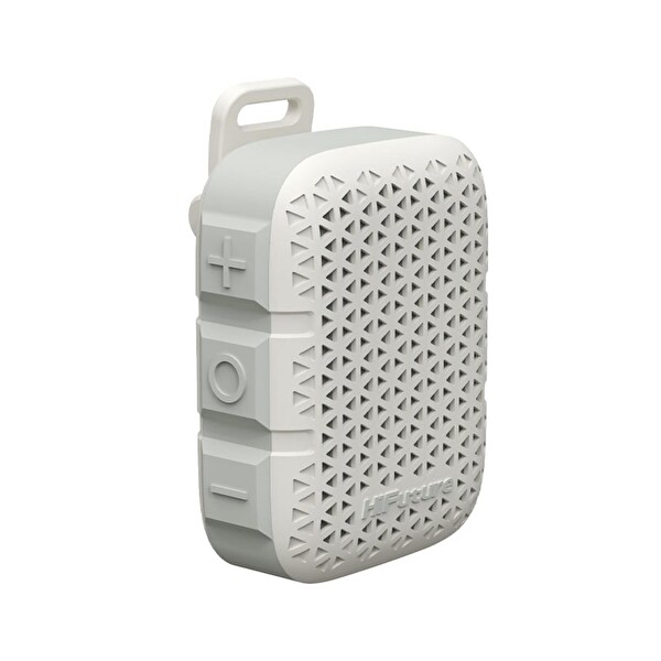 HiFuture Pocket S Su Geçirmez Kablosuz Hoparlör 5W TWS IPX7 Taşınabilir Bluetooth Hoparlör Bej