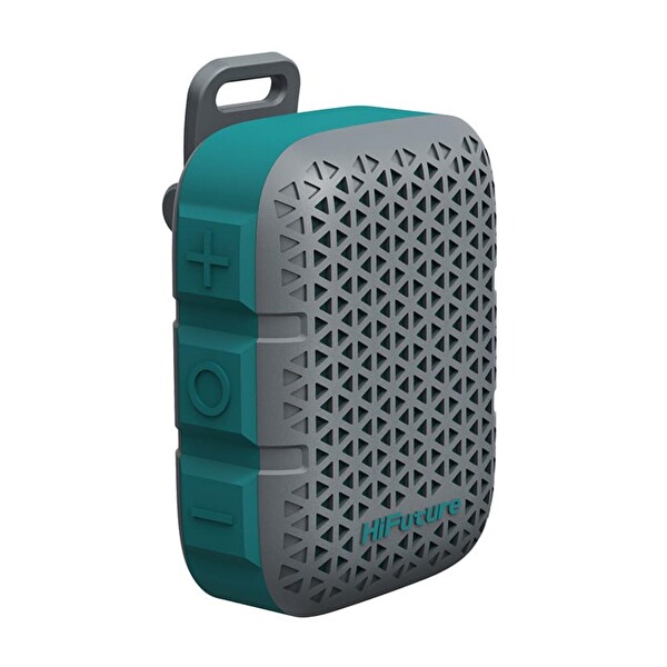 HiFuture Pocket S Su Geçirmez Kablosuz Hoparlör 5W TWS IPX7 Taşınabilir Bluetooth Hoparlör Gri