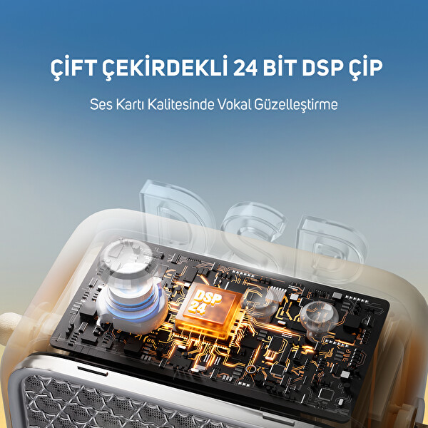 Divoom SongBird-SE Siyah Çift Mikrofonlu 18W Bluetooth Hoparlör