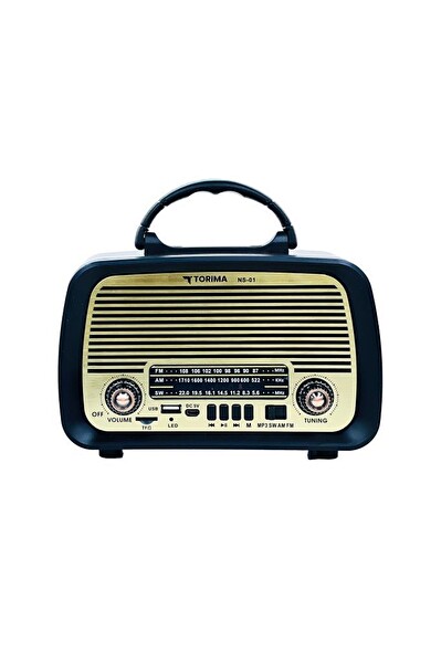 Torima NS-01 Kahverengi Nostaljik Radyo Bluetooth Hoparlör