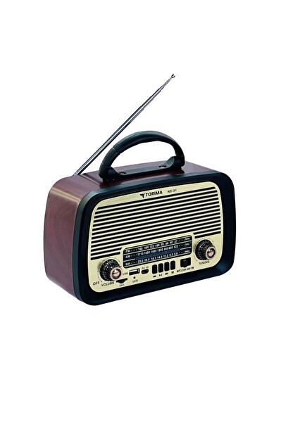 Torima NS-01 Kahverengi Nostaljik Radyo Bluetooth Hoparlör