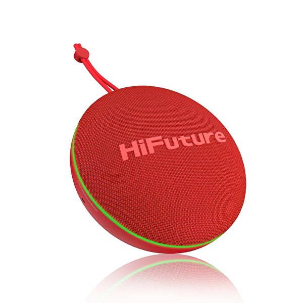 HiFuture Altus Bluetooth 5.3 TWS Taşınabilir Hoparlör 10W IPX4 Suya Dayanıklı Kırmızı