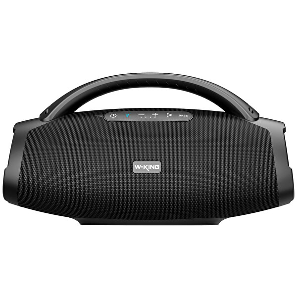 W-King X20 Bluetooth Hoparlör 300W Boombox 24S Dinleme IPX7 Kablosuz Stereo TWS Ses Bombası Siyah
