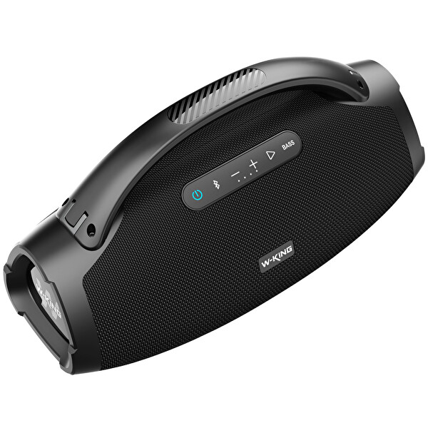 W-King X20 Bluetooth Hoparlör 300W Boombox 24S Dinleme IPX7 Kablosuz Stereo TWS Ses Bombası Siyah