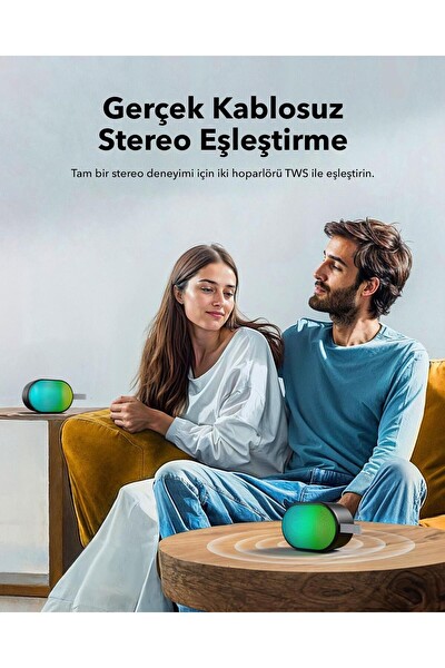 Anker Soundcore Pyro Mini Bluetooth Hoparlör - 6W Güçlü Ses - 10 Saat Çalma Süresi - A31A0