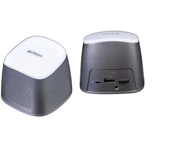 A4-Tech BTS-03 BT Şarj Edilebilir PowerBank Ses Bombası Beyaz Speaker