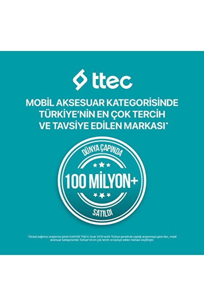 Ttec Rock Taşınabilir Kablosuz Bluetooth Hoparlör