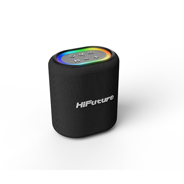 HiFuture Vocalist 100 Kablosuz Bluetooth 25W RGB Mikrofonlu TWS Taşınabilir Karaoke Sistemi Hoparlör - Siyah