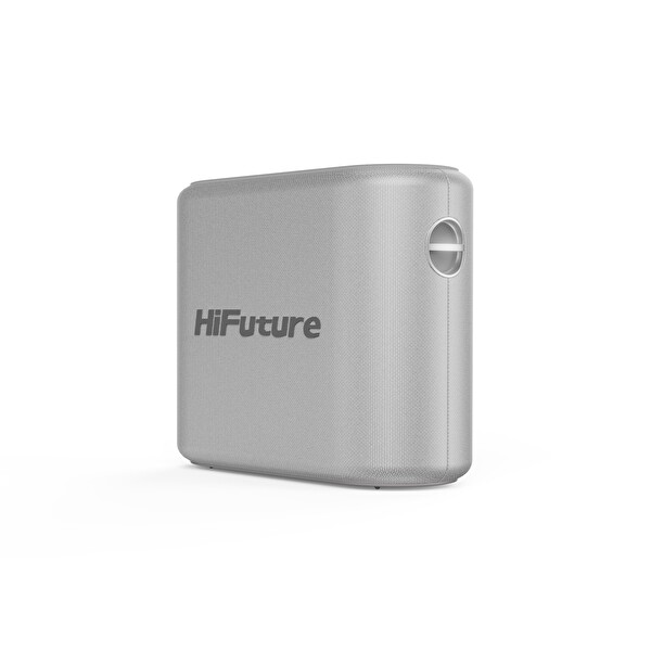 HiFuture Vocalist 200 Bluetooth 100W RGB Aydınlatmalı Taşınabilir Karaoke Sistemi Hoparlör Mikrofonlu Kablosuz - Gümüş