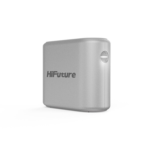 HiFuture Vocalist 200 Bluetooth 100W RGB Aydınlatmalı Taşınabilir Karaoke Sistemi Hoparlör Mikrofonlu Kablosuz - Gümüş