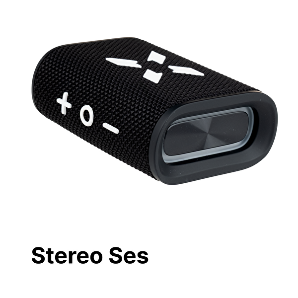 Xenon Smart Kablosuz Bluetooth Hoparlör RGB Işıklı 5W TWS IPX7 Su Geçirmez Ses Bombası Siyah - Beyaz X6703