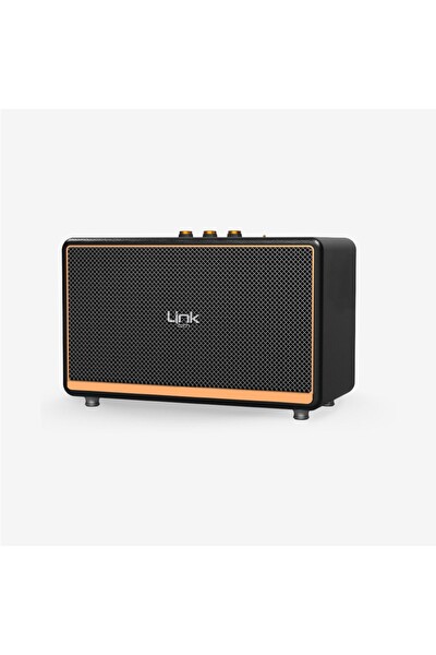 Linktech M408 Premium Mikrofonlu 100 W Retro Bluetooth Hoparlör
