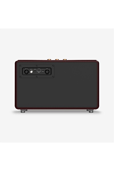 Linktech M408 Premium Mikrofonlu 100 W Retro Bluetooth Hoparlör