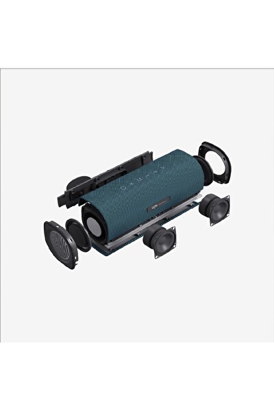 Linktech R127 Premium IPX5 RGB Bluetooth Hoparlör Mavi