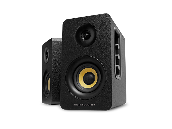 Thonet & Vander Kumpel 2.0 Bluetooh 5.0 RCA Optik Siyah 50W RMS Hoparlör
