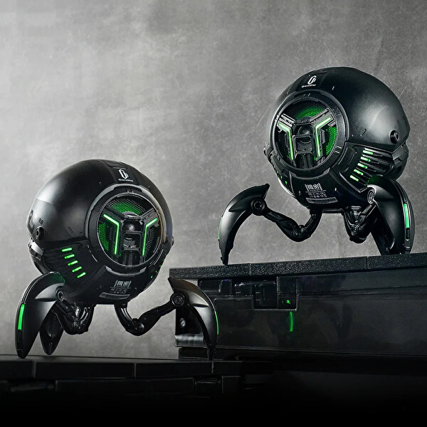 GravaStar Mars Pro 20 W Taşınabilir Stereo Ses Bombası RGB Işıklı 2 Adet Siyah Bluetooth Hoparlör