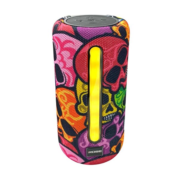 Rose SP-405 RGB Işıklı Taşınabilir Şarjlı Bluetooth Hoparlör