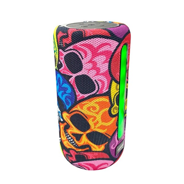 Rose SP-405 RGB Işıklı Taşınabilir Şarjlı Bluetooth Hoparlör