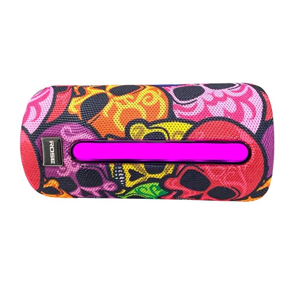 Rose SP-405 RGB Işıklı Taşınabilir Şarjlı Bluetooth Hoparlör
