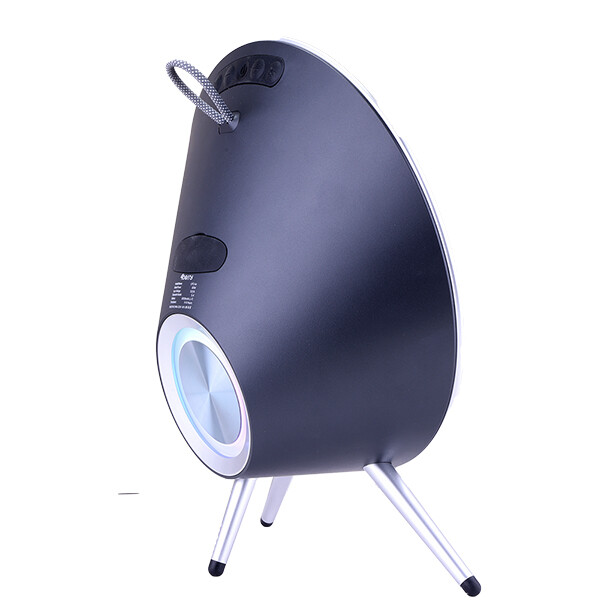 4Berry UFO Air 80W Kablosuz Modern Tasarım Bluetooth Hoparlör Gri