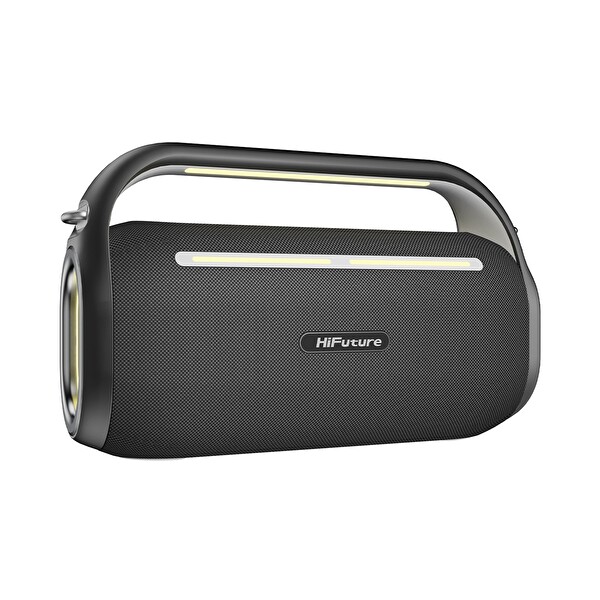 HiFuture MusicBox 100 70W Çift Mikrofon Bluetooth 5.0 Kablosuz Karaoke Hoparlör Siyah