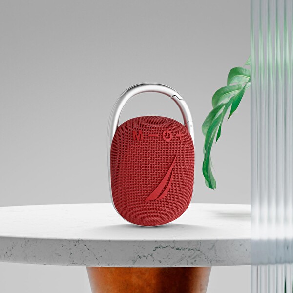 Nautica S30 Taşınabilir Şarjlı Speaker Kırmızı Bluetooth Hoparlör