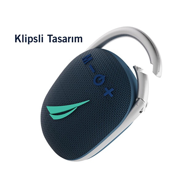 Nautica S30 Taşınabilir Şarjlı Kablosuz Bluetooth Speaker Hoparlör Navy