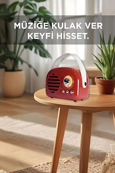 Torima KTS-1682 Kırmızı Taşınabilir Bluetooth Hoparlör