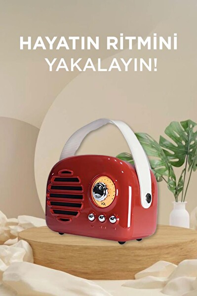 Torima KTS-1682 Kırmızı Taşınabilir Bluetooth Hoparlör