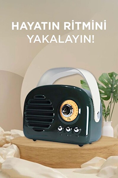 Torima KTS-1682 Yeşil Taşınabilir Bluetooth Hoparlör