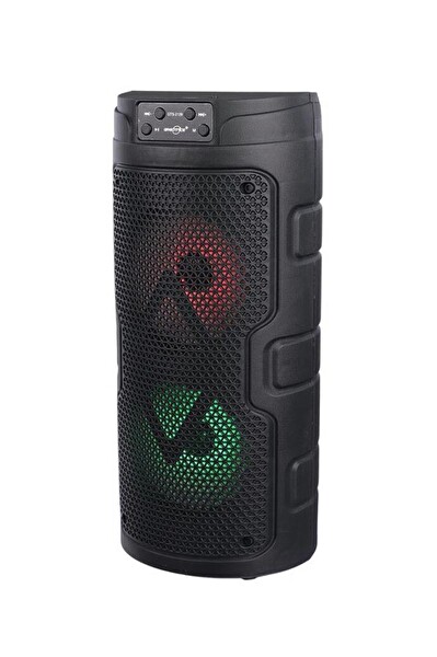 Torima GTS-2129 Siyah Mikrofonlu RGB Ledli Taşınabilir Bluetooth Hoparlör Parti Speaker