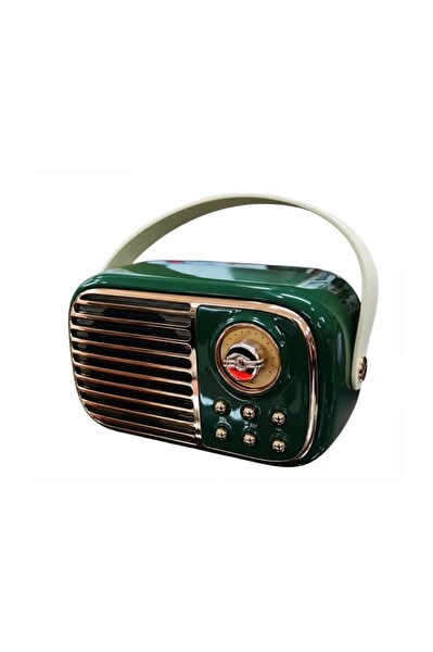 Torima BTS-1956 Yeşil Bluetooth 10W Bass Ses RGB Işık Efektli TWS USB TF Kart Mikrofonlu Hoparlör