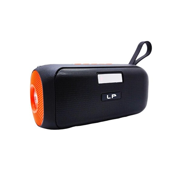 Rose SP-430 El Fenerli Taşınabilir Solar Şarjlı Bluetooth FM Radyo Hoparlör - Turuncu