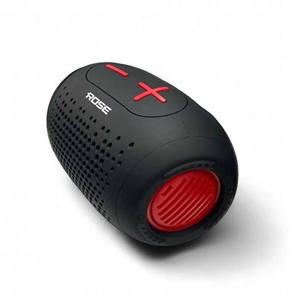 Rose SP-504 Taşınabilir Şarjlı Bluetooth Hoparlör - Siyah