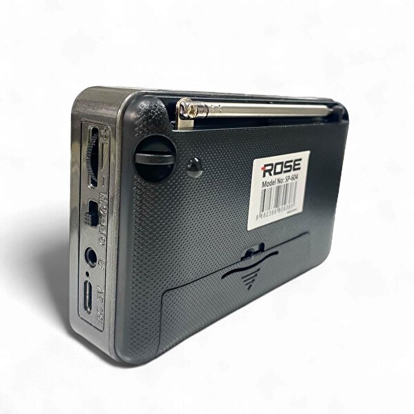 Rose SP-604 Şarjlı Bluetooth Wirelles FM Radyo Hoparlör