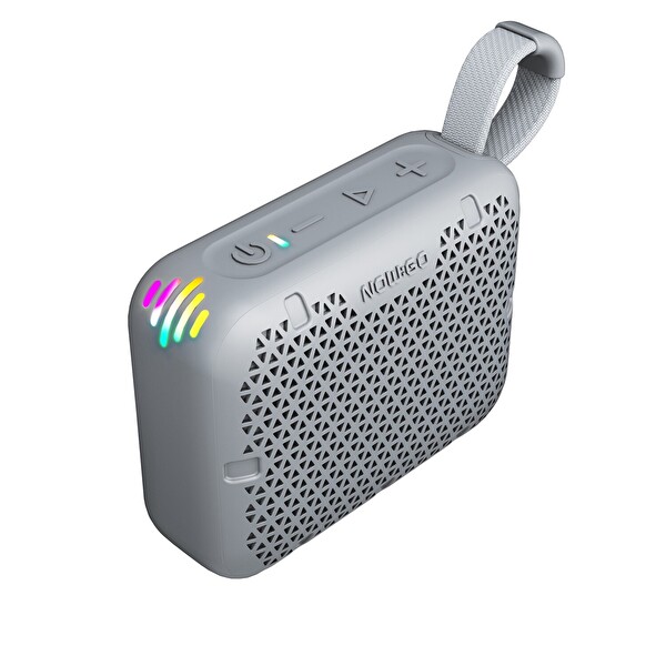 NowGo Stone M1 5W Su Geçirmez 5.4 Taşınabilir Bluetooth Hoparlör - Gri
