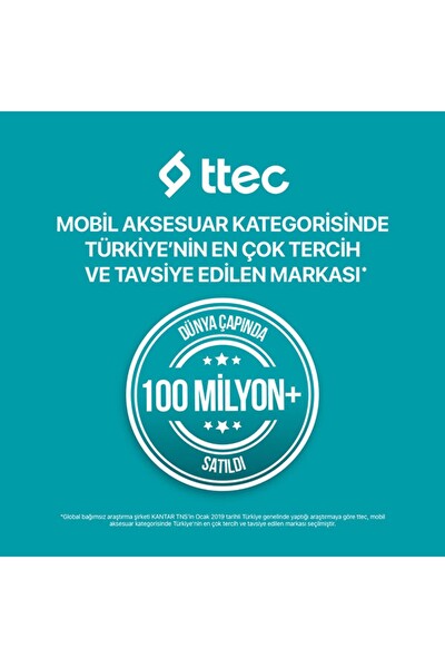 Ttec Tempo IPX6 Dereceli Suya ve Toza Dayanıklı Taşınabilir Bluetooth 5.1 Kablosuz Hoparlör